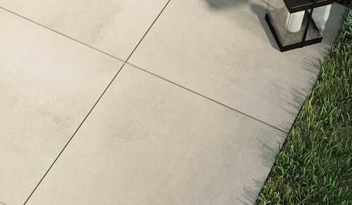 Opoczno Grava 2.0 White Matt Rect płyty tarasowe 59,3x59,3cm biały