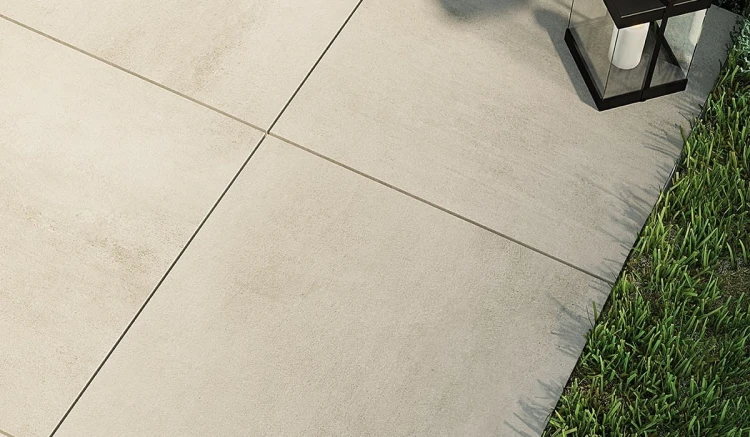 Opoczno Grava 2.0 White Matt Rect płyty tarasowe 59,3x59,3cm biały