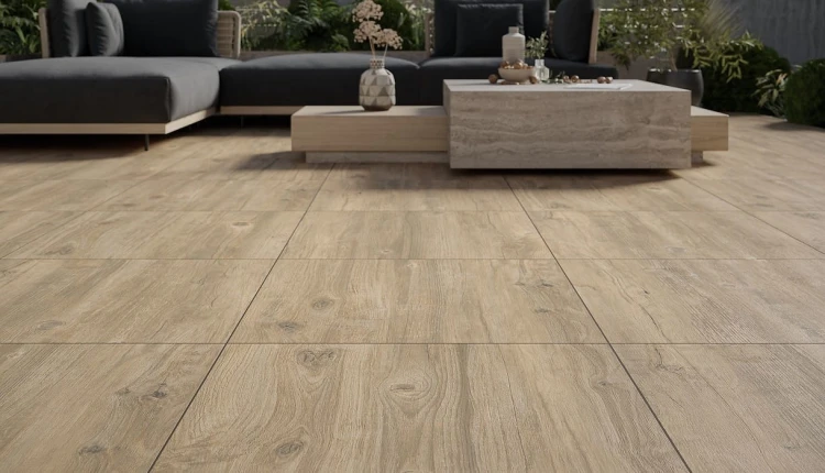 Opoczno Wood Moments 2.0 Light Brown Matt Rect płyty tarasowe 59,3x59,3cm beżowy