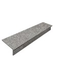 Tiles Zestaw Stopnica - Stopień + Podstopień Granitowy Płomieniowany G664 150x33x2 / 150x15x2 brązowy