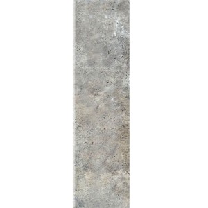 Stopnica Trawertyn Tiles Ash Argent 135x33x2 cm – Bullnose Szara (Szlifowana)