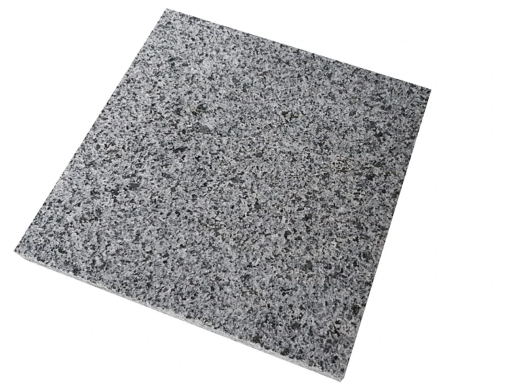Tiles Płytka granitowa Dark Grey New G654 płomieniowana 60x60x3 cm szary
