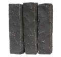 Ogrodowa Palisada Granitowa Łupana Bazalt Black G690 100x10x10 cm szary