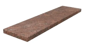 Stopnica Granitowa Tiles Multicolor Red 120x33x2 cm – Polerowana Czerwona (Gotowy Stopień)