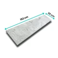 Stopnica / Parapet Granitowy Tiles Juparana 152x30x2 cm – Polerowana szara