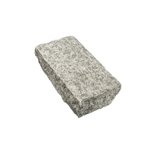Kostka granitowa Płomieniowana Łupana G602 20x10x5 cm szaro-beżowy