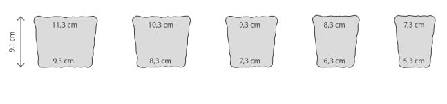 Pater Picolo 6 cm kostka brukowa płukana lux czarny