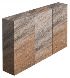 Obrzeże palisadowe Bruk-Bet Prospect 8x48x28 cm – Wapień Muszlowy