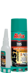 Klej Cyjanoakrylowy z Aktywatorem Akfix 705 – Zestaw do MDF i Drewna 25 g + 100 ml (Szybki)