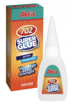 Super Klej Cyjanoakrylowy Akfix 702 – Uniwersalny Klej Błyskawiczny Rzadki 25g
