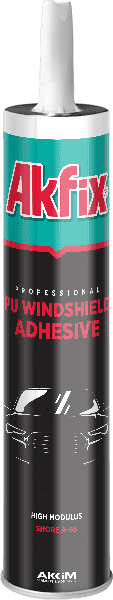 Klej do Szyb Samochodowych PU Akfix Windshield – Czarny 300ml