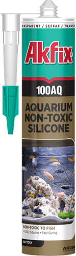 Silikon do Akwarium Bezbarwny Akfix 100AQ 280 ml – Klej do Szkła