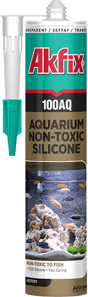 Silikon do Akwarium Bezbarwny Akfix 100AQ 280 ml – Klej do Szkła
