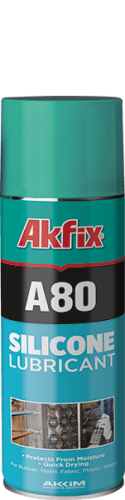 Smar Silikonowy Spray Akfix A80 400ml – Do Uszczelek, Gumy i Plastiku