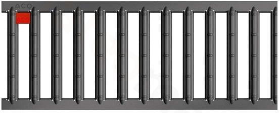 Ruszt Mostkowy Antracyt do ACO Hexaline 2.0 / Euroline 100cm (409990) – Stal Malowana