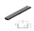 Kanał Odwodnieniowy ACO Plastic Channel Niski 5cm z Rusztem Nierdzewnym 100cm