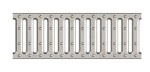 Kanał Odwodnieniowy ACO Plastic Channel Niski 5cm z Rusztem Nierdzewnym 100cm (330002)