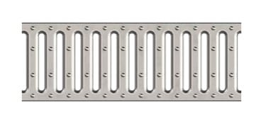 Kanał Odwodnieniowy ACO Plastic Channel Niski 5cm z Rusztem Nierdzewnym 100cm (330002)