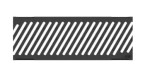 Kanał Odwodnieniowy ACO Plastic Channel Niski 5cm z Rusztem Żeliwnym B125 100cm (330006)