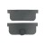Zestaw Ścianek do Kanału Niskiego 5cm ACO Plastic channel – Zaślepka + Króciec 32mm