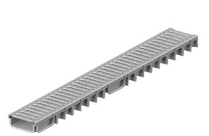 Kanał Odwodnieniowy Niski ACO Easyline 5cm – Ruszt Plastikowy Szary (P330200)