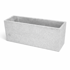 Donica betonowa prostokątna Hajduk 80x25x40 cm Szary