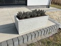 Donica betonowa prostokątna Hajduk 120x50x50 cm Szary