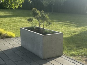 Donica betonowa prostokątna Hajduk 100x40x40 cm Szary