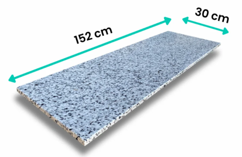 Parapet Granitowy Tiles G603 NEW 152x30x2 cm – Polerowany szary
