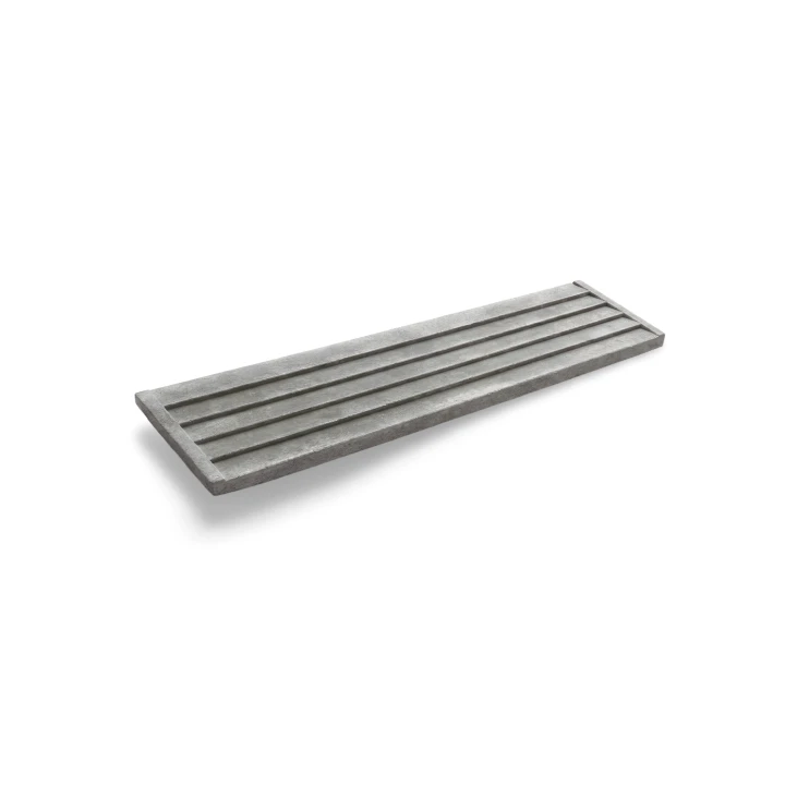 Płyta ogrodzeniowa betonowa Hajduk 200x50x5 cm Szary
