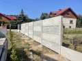 Płyta ogrodzeniowa betonowa Podwójna Deska Hajduk 200x50x5 cm Szary