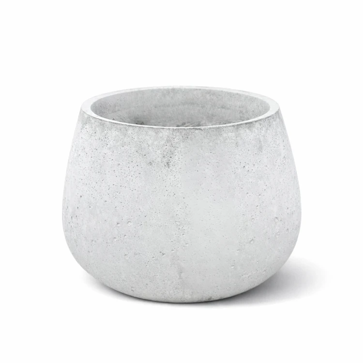 Donica Betonowa Okrągła Hajduk 65x45 cm – Szeroka i Elegancka