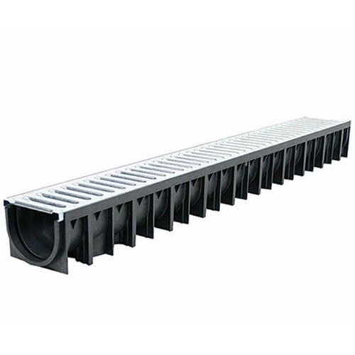 Kanał odwodnienia liniowego z rusztem ACO Mufle 4All 100x12x9,2 cm Ocynk