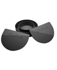 Zestaw akcesoriów z odpływem pionowym ACO Mufle 4All Ø110 mm Czarny