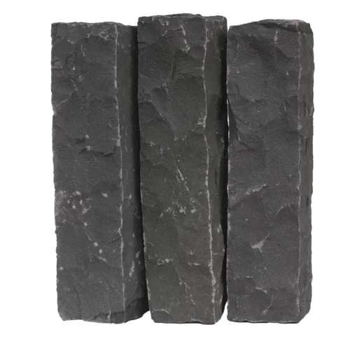 Palisada Granitowa łupana 50x10x10 cm – szara