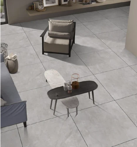 Tiles Iyona Grey płytki gresowe matowe 80x80x0,8 cm szary