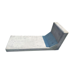 Mur oporowy typu L Hajduk 120x50x50 cm Szary
