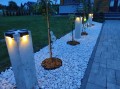 Hajduk lampa betonowa ogrodowa 15x15x65cm szary