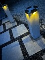 Hajduk lampa betonowa ogrodowa 15x15x65cm szary