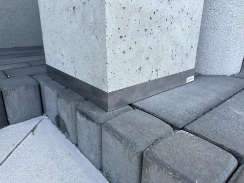 Obręcz na donicę betonową Stal nierdzewna Hajduk 100x40x40 cm
