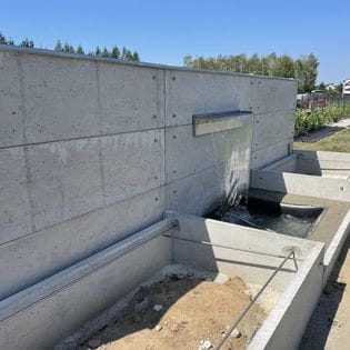 Hajduk Płyta z betonu architektonicznego dwustronna 100x6x53cm szary