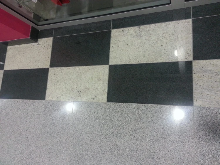 Tiles Płytka granitowa szara matowa 61x30,5x1 cm