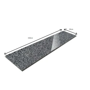 Parapet / Stopnica Granitowa Dark Grey New 150x33 cm – Polerowana szara