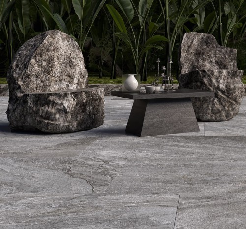 Tiles Quartz Grey płytka tarasowa gres 90x60x2 cm szary