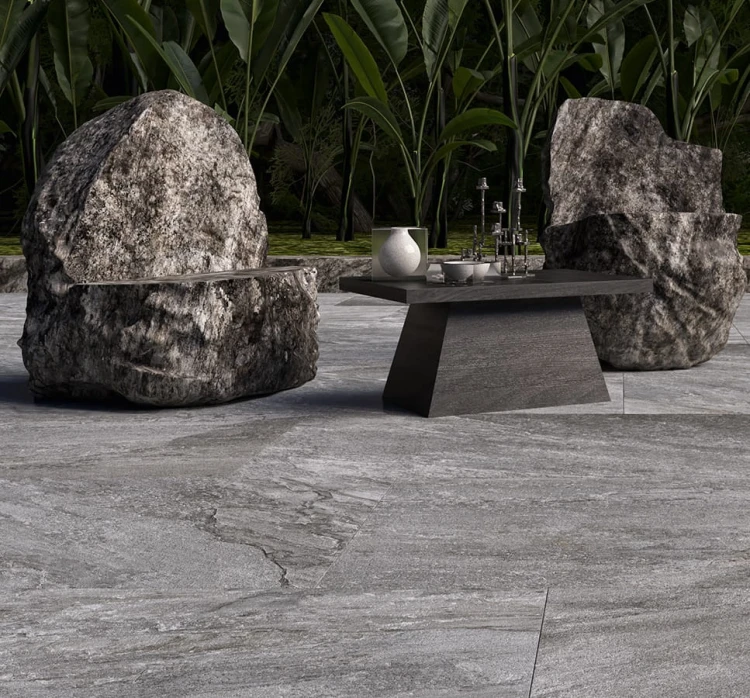 Tiles Quartz Grey płytka tarasowa gres 90x60x2 cm szary