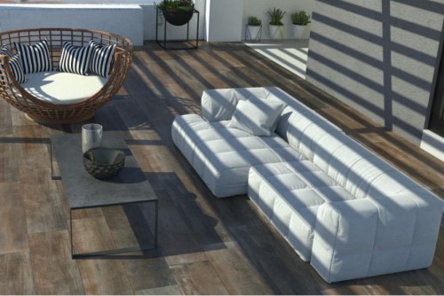 Tiles Sonoma Cognac płytka gresowa 30x120,5x2 cm brązowy