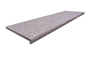 Stopnica Granitowa Bullnose 120x35x2 Brązowa – Polerowana Płomieniowana