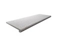 Bullnose Stopnica Granitowa płomieniowana 120x35x2 cm szary