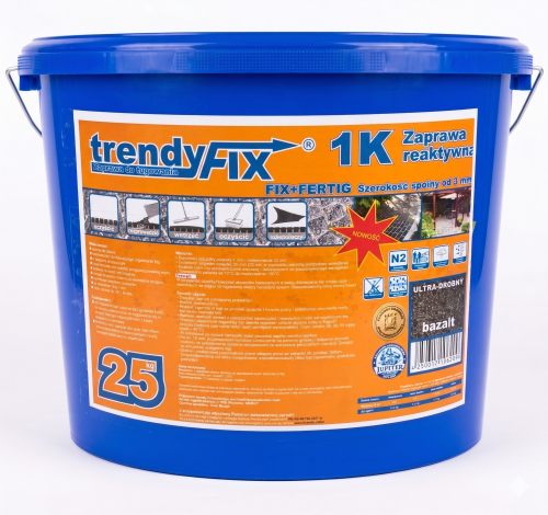Gotowa zaprawa do spoinowania kostki trendyFIX 1K 25 kg w kolorze bazaltowym