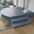 New Dark Grey Bullnose Stopnica Granitowa 135x35x2 cm grafit
